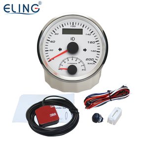 Eling phong cách mới 85mm GPS Đồng hồ tốc độ đo tốc độ với Máy đo tốc độ cho xe máy xe thuyền xe tải với hổ phách đèn nền 12V - Product Image 6