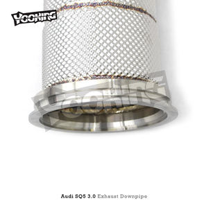 Tuning échappement catted tuyau de descente pour Audi <span class=keywords><strong>SQ5</strong></span> FY 3.0T 2017-2023 <span class=keywords><strong>prix</strong></span> de gros en acier inoxydable en-tête catalyseur tuyaux d'échappement - Product Image 3