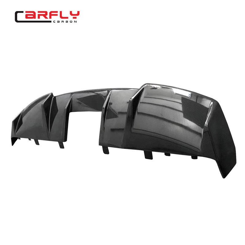 For Gallardo 2004-2007 Upgrade 3K Twill Carbon Fiber Rear Diffuser ...