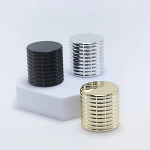 Custom Clear Crimp Cylinder Shape Perfume <b>Spray</b> <b>Bottle</b> 30ml 50ml Luxury <b>Empty</b> Glass Perfume <b>Bottle</b> With Gold Cap - Product Image 2