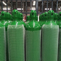 Bouteille de gaz oxygène médical 40L en acier sans soudure 200 bars ISO9809 DOT, vente directe usine, OEM