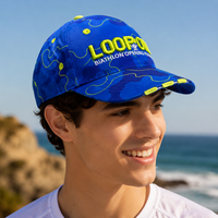 Casquette de baseball personnalisée vintage, tendance, imprimé camouflage, broderie 3D, 100% coton, visière incurvée, unisexe, pour les sports de plein air et les voyages