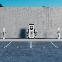 Station de recharge portable tout-en-un pour véhicules électriques, idéale pour les lieux événementiels et les recharges temporaires.