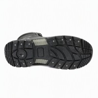 AIMVVSEC Chaussures de sécurité professionnelles en cuir véritable de haute qualité, robustes, légères, pour le travail en usine, avec embout en acier