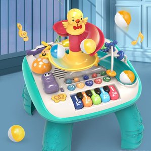 Juguetes Musicales al por Mayor, Mesa de Piano Multifuncional, Juguetes Educativos con Bocina Musical, Piano para Bebés, Mesa de Actividades para Bebés - Product Image 4