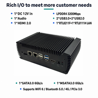 Mini PC Industrial Sin Ventilador Rockchip RK3568, SATA 3.0, WIFI6, Ranura para Tarjeta SIM + Tarjeta TF, Funcionamiento Confiable 24/7, Mini PC Sin Ventilador de Fábrica