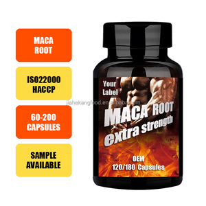 OEM <span class=keywords><strong>4</strong></span>-em-<span class=keywords><strong>1</strong></span> Suplemento Cápsulas Peruano Black <span class=keywords><strong>Maca</strong></span> Root Ginseng Cordyceps Canela Curva de Energia Suporte para Homens Adulto Aplicável - Product Image 3