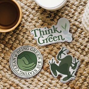 Pegatina de cáscara de huevo personalizada, Impresión de logotipo, hoja individual, <span class=keywords><strong>vinilo</strong></span> de PVC, pegatinas troqueladas impermeables - Product Image 4