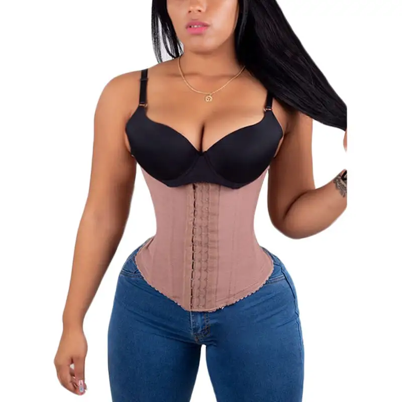 Joshine Colombianas Fajas Post Surgery Training With Adjustable Row Hook Latex Women's Corset Full Body Shapers Waist Trainer