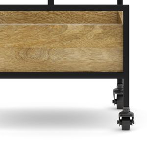 DB Hobbs Chariot de rangement naturel 16 \ "-Chariot de bar - Product Image 3