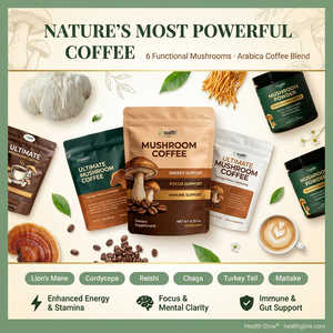 Poudre de café instantané aux champignons Marque Blanche, 6 adaptogènes : Crinière de lion, Cordyceps, Reishi, pour l'immunité et la clarté mentale, Mélange OEM - Product Image 4