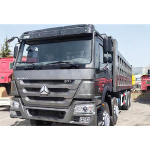 شاحنات قلابة ديزل هوو مستعملة 8×4، شاحنة جرار بمعيار انبعاثات يورو 2، قوة 351-450 حصان لتلبية الاحتياجات المختلفة - Product Image 4