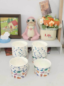 Custom Logo Eco-Friendly Single Wall <b>Ice</b> <b>Cream</b> <b>Cups</b> with Paper Lid in 3oz-24oz Sizes - Product Image 6