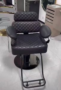 Silla de Barbería Reclinable para Salón de Belleza con Bomba Hidráulica de Alta Resistencia, Muebles para Peluquería - Product Image 6