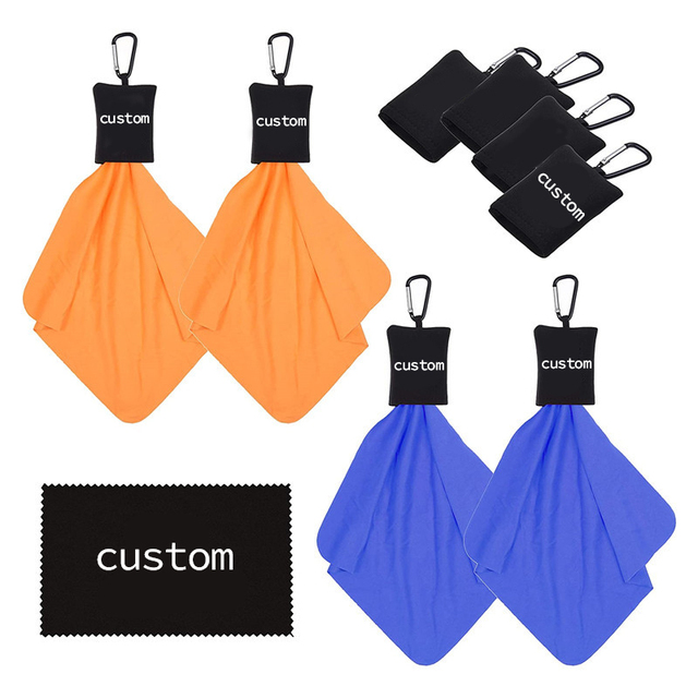 Custom Microfiber Cloth Keychain for Cleaning Glasses Eyeglasses Camera Phone Computer Screen Textile & Fabric Crafts