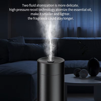 Diffuseur de parfum cylindrique pour hôtel, argent et noir, sans eau, grande capacité, pour huiles essentielles, diffuseur d'arômes de type tour