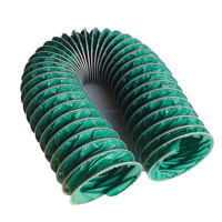 Conduit de ventilation en tissu à trois épreuves télescopique sans restriction écologique connecteur de conduit de ventilateur à connexion souple Flexible