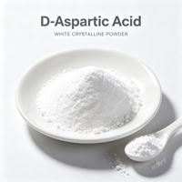 Extrait végétal en poudre d'acide D-aspartique, nutrition sportive, acide aminé, vente en gros, ingrédient de complément alimentaire OEM sous marque privée
