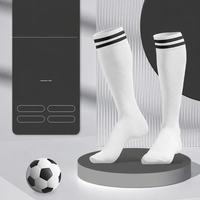 Chaussettes de football longues pour hommes, antidérapantes, anti-odeur, avec semelle en tissu éponge, épaisses et professionnelles, pour l'été (vente en gros)