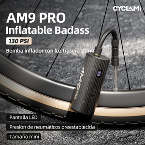 CYCLAMI Pompe à air <span class=keywords><strong>électrique</strong></span> mini 130 PSI, gonfleur portable sans fil <span class=keywords><strong>pour</strong></span> vélo, valve Presta Schrader, <span class=keywords><strong>accessoires</strong></span> <span class=keywords><strong>pour</strong></span> vélo de route, <span class=keywords><strong>VTT</strong></span>, extérieur - Product Image 2