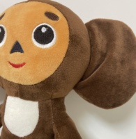 Peluche singe de dessin animé en gros, en coton PP, anti-stress, 25 cm, cadeaux d'entreprise, souvenirs d'événements, vente directe d'usine