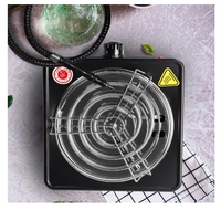 Brûleur à charbon électrique portable 110V 1000W de type droit en plastique, miroir, multifonctionnel, pour chicha, design écologique, USA