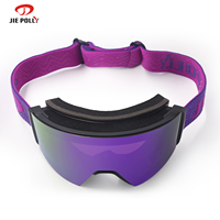 Lunettes de ski OTG personnalisées avec logo OEM, verres magnétiques de luxe pour l'extérieur, photochromiques, pour snowboard,