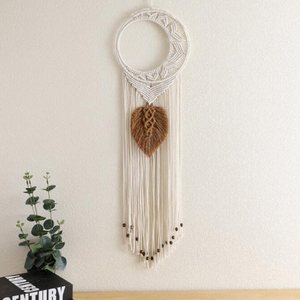 <span class=keywords><strong>Atrapasueños</strong></span> tejido bohemio de Luna hueca colgante decoración del hogar boda Regalo de Cumpleaños hecho a mano estilo Art Deco ecológico - Product Image 2