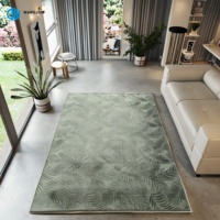 Wohndekor Teppiche Modernes Muster Blatt-Schnitzerei Teppich Jacquard-Teppiche Bodenteppich Geschnitzte Bodenteppiche Jacquard-Bodenmatte