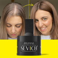 Poudre professionnelle de retouche pour cheveux, dissimulateur de perte de cheveux, poudre de fibres volumisantes pour la ligne des cheveux
