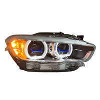 Accessoires automobiles Anchi, phares DRL bicolores pour BMW Série 1 F20 15-18, mise à niveau jaune et blanc, interrupteur DRL, lampes avant