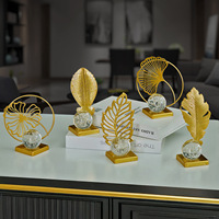 Ornements créatifs en boule de cristal de style nordique, faits à la main, pour la maison/le bureau/le salon/le bureau d'étude, décoration d'entrée