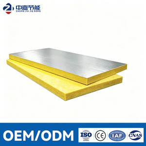 Panneau d'isolation thermique et phonique en laine de verre industrielle, forme carrée, 25 mm-100 mm, pour l'isolation des murs et des toits des bâtiments - Product Image 1