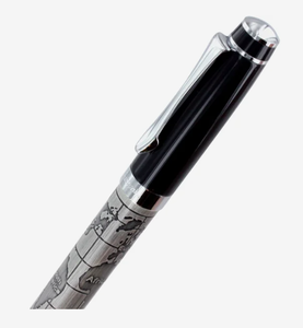 Penne a Sfera Premium con Logo Personalizzato <span class=keywords><strong>e</strong></span> Design <span class=keywords><strong>Mappa</strong></span> del Mondo, Articoli Promozionali da Viaggio, Forniture per Ufficio - Product Image 3