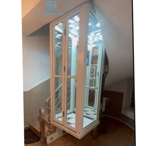 आधुनिक 2-मंजिल हाइड्रोलिक ड्राइव होम लिफ्ट छोटे आवासीय लिफ्ट पीवीसी फर्श डिजाइन ट्यूव को घर के लिए 5 साल की वारंटी - Product Image 2