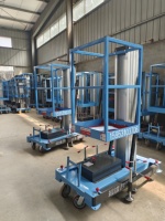 Nouvelle plateforme mobile électrique en alliage d'aluminium SJL20-160-6 avec une hauteur maximale de 20 pouces pour la construction et la vente au détail