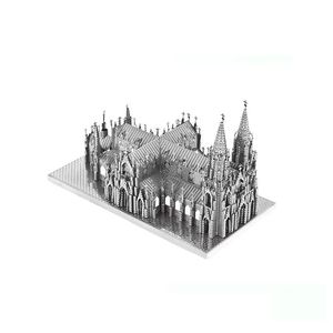 Rompecabezas Metálico 3D <span class=keywords><strong>de</strong></span> la Serie <span class=keywords><strong>de</strong></span> Monumentos, <span class=keywords><strong>Notre</strong></span> <span class=keywords><strong>Dame</strong></span>, <span class=keywords><strong>Castillo</strong></span> <span class=keywords><strong>de</strong></span> la Bella Durmiente, Catedral <span class=keywords><strong>de</strong></span> San Patricio <span class=keywords><strong>de</strong></span> Nueva York, Modelo <span class=keywords><strong>de</strong></span> Colección - 51-100 Piezas - Product Image 1