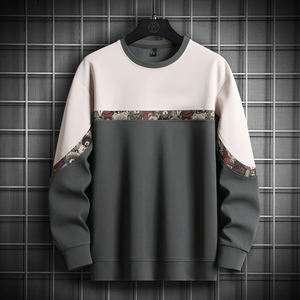 Suéter de jacquard con estampado de oso, versión japonesa, talla grande, para hombre, holgado, estilo Joker, camisa de base para otoño e invierno, moda Joker, manga larga para hombre - Product Image 4