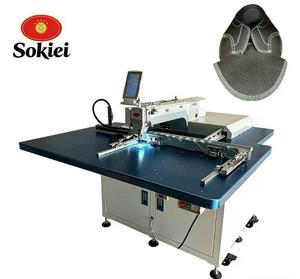 Large gamme de nouvelles machines à coudre industrielles à point noué, à lit plat et à aiguille simple pour le cuir, les bagages et les sangles. - Product Image 1