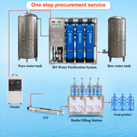 Mesin Pengisi Botol 4 Nozzle Skala Kecil Semi Otomatis 20L 5 Galon Stasiun Pengisian Air Minum Stainless Steel