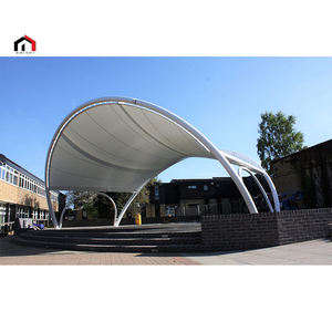 Structure de membrane tendue en PVDF architecturale moderne, auvent de toit tendu électrique pour stade - Product Image 5