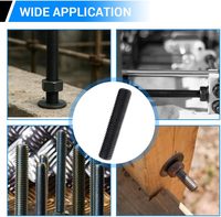 Grade 8.8 10.9 High Strength Alloy Steel Threaded Rod Full Thread Stud Bolt High Tensile Threaded Bar for Mechanical Assembly