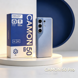 Smartphone Camon 50 Pro Turquoise 5G, téléphone à triple caméra arrière, écran AMOLED, processeur Deca Core 5G, stockage 1 To. - Product Image 5