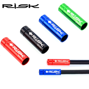 RC101 <span class=keywords><strong>RISK</strong></span> 4/5mm Capuchon de câble de vélo Embouts de changement de vitesse MTB Road Bike Cable Cover - Product Image 1