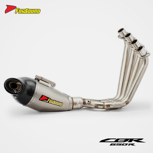 Sistema de Escape para Motocicleta Forsound, Precio de Fábrica al por Mayor, Acero Inoxidable con Acabado Flameado, Tubo Completo para HONDA CBR650R, Piezas de <span class=keywords><strong>Moto</strong></span> - Product Image 1