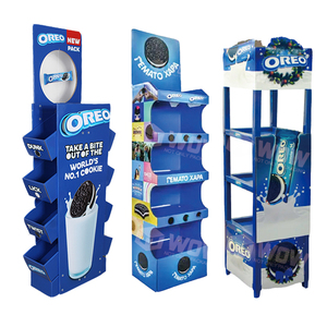 Tùy chỉnh siêu thị các tông sóng sô cô la Rack hiển thị các tông bán lẻ hiển thị khán đài - Product Image 6