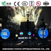Écran LED géant étanche Winfin modèle privé P3.91 pour location extérieure, concerts et publicité – Mur vidéo LED