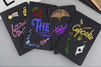 Myway Mini Notepad Bulk Small Journal Pocket Notiz blöcke Kraft Brown Black Paper Notebook für Kinder