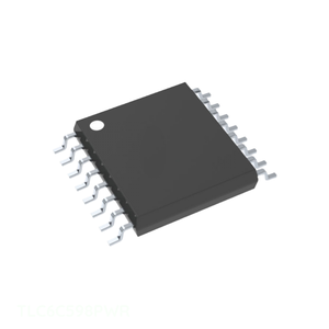 Componente Electrónico de Gestión de Energía (PMIC) 16 TSSOP (0.173", 4.40mm de Ancho) IC Controlador LED PS 50MA 16TSSOP Original TLC6C598PWR - Product Image 1