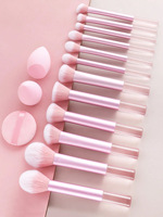 Beautetools Vegan Luxury High End Quality Private Label Pro Customize 12Pcs Ensemble de pinceaux de maquillage pour femmes
